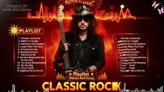 Legendary Classic Rock Energy Playlist ACDC Metallica Queen Guns N Roses Nirvana Bon Jovi Aerosmith