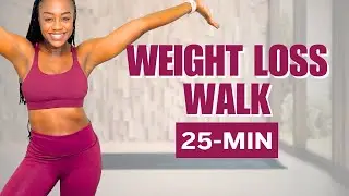 ✅ 25 Minute Beginner Weight Loss Walk | Easy Walking Workout to Burn Fat-Day 5