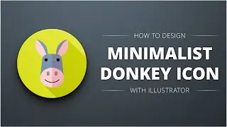 Crafting a Minimalist Donkey Icon in Adobe Illustrator | Step-by-Step Tutorial | KavuCreative