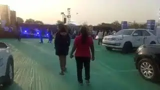Flag off point - Times women&rsquo;s drive 2018