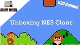 NES Clone Mini Game Anniversary Edition 620 Games Unboxing and gameplay