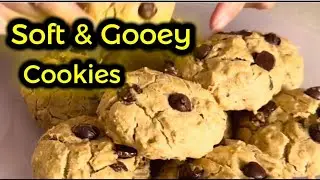 Soft & Chewy Chocolate Chip Oatmeal Cookies | Easy Homemade ASMR Baking