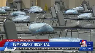 Mountain America Expo Center turned into temporary hospital