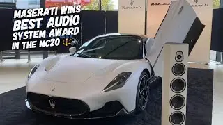 Maserati MC20 Wins EISA Best In-car OEM Premium Audio System Award