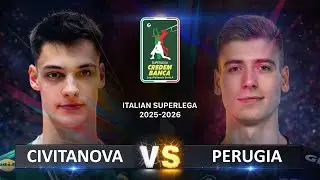 Civitanova vs Perugia | Italian Volleyball LVF SerieA1 2025/2026