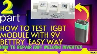 how to test Igbt module and Igbt welding inverter repair.