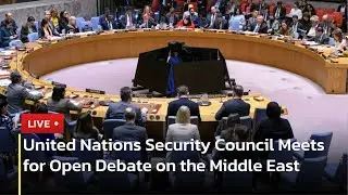 🔴 LIVE: United Nations Security Council Meets for Open Debate on the Middle East & Gaza War | AC13