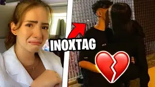 Inoxtag et Elsa se font un Bisous devant Michou ( Elsa pleure )