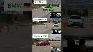 Stability Control Test 2025 | Audi vs BMW vs Mazda 🚗