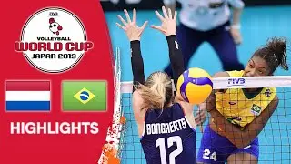 NETHERLANDS vs. BRAZIL - Highlights | Women's Volleyball World Cup 2019