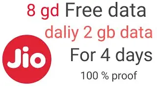 Jio calibration pack free | data 2019 8gb free data 4days daliy 2gb