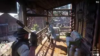 Rdr2 - John kills the mayor of strawberry