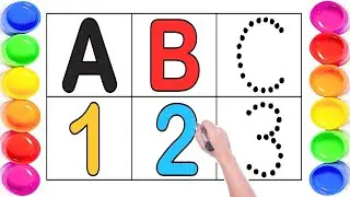 Alphabet | Numbers | गिनती | 123 Counting | abc song | abcd | abcd rhymes | Ginti 100 tak | Number 
