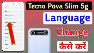 Tecno pova slim 5g me Language kaise change kare / How to change Language in Tecno pova slim 5g