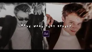 WAVE WARP TEXT EFFECT | after effects