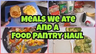 Food Pantry Haul // Food Bank // Meals We Ate // What's For Dinner // Cooking Vlog #foodbank #meals