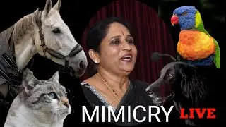 Master Mimicry Artist Geetha Montadka | animals and Birds Voice mimicry | Musical instrument sound