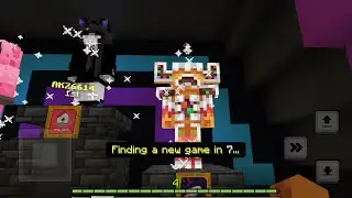 Playing Block Party in The Hive Minecraft
