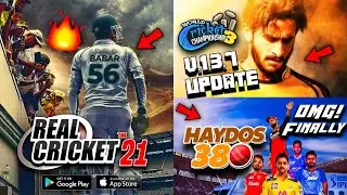 Real Cricket 21 Latest News Update | WCC-3 1.3.7 Update | Haydos380 Finally On PlayStore Launch?