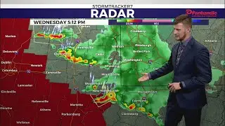 Heavy rain and low visibility