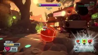 PVZ GW2 BETA gameplay destroying the moon base part 1