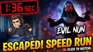 Evil Nun School Escape Speed run (1:36) - World Record Pace? 🏃&zwj;♂️💨