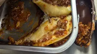 Jumbo stuffed shells and crab stuff mushrooms for the boys and a light steak dinner for me Nov 2