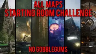 BLACK OPS 6 ZOMBIES ALL MAPS STARTING ROOM CHALLENGE & NO GOBBLEGUMS!
