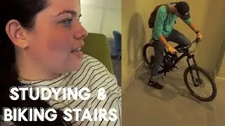 VLOG - STUDYING & BIKING / 4. 23. 18