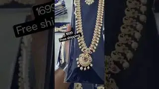 1699 free shipping/cz long haram/8897703791 #cz #haram #gold #finishing