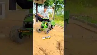 Monster John Deere tractor with powerful engine 🔥🔥💪💪