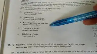 Bahagian C Sains Kertas 2 SPM 2020 cara mudah dapat 15 markah/20 markah