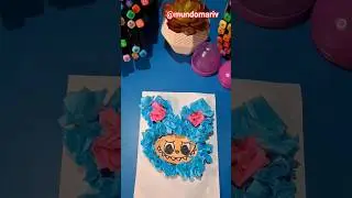 NOVO Labubu com massinha e papel crepom #diy #labubu #shorts