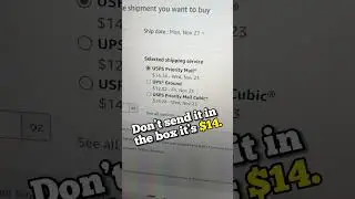 How to Save Money Shipping Amazon FBM Orders #shorts  📦