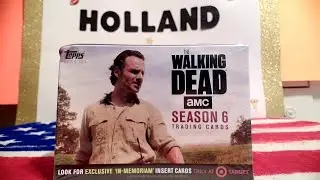 The Walking Dead S6 Trading Cards Blaster Box