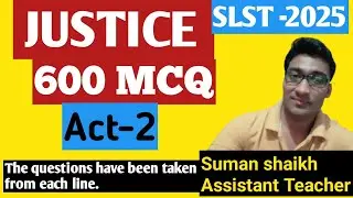 Drama JUSTICE.MCQ.JUSTICE Act-2.JUSTICE slst MCQ.SLST MCQ Drama.SLST Drama.
