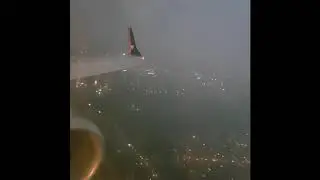 Decolagem em Goiânia com Chuva Forte, Trovoadas e Turbulência - Embraer E195 AZUL