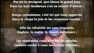Les roses et le vin - Albert Glatigny lu par Yvon Jean