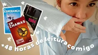 vlog +48 HORAS LENDO comigo! *conclusão de livro e surtos
