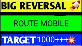 route mobile share latest news today, route mobile share analysis, route mobile share target