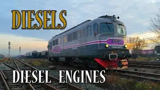 DIESELS   -Trainspotting in Europe -DIESEL ENGINES - Railway Activities - Eisenbahn - Z&uuml;ge - Trenes