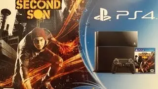 PS4 + Infamous : Second Son (распаковка/unboxing)