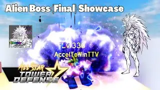 All Star Tower Defense Showcases: Alien Boss (Final) (Boros One Punch Man) ASTD ROBLOX