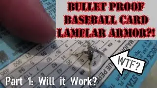 Bullet Proof Baseball Cards? Homemade Body Armor 
