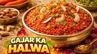 Gajar Ka Halwa 😍 | Rich, Ghee-Loaded & Perfectly Cooked | ShreejiRasoi