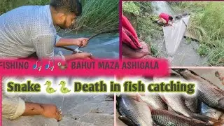 village man catch a hook fishing🎣 in big lotus pond #fish #fish_video #fishing_videos #fishing#rahu🫨