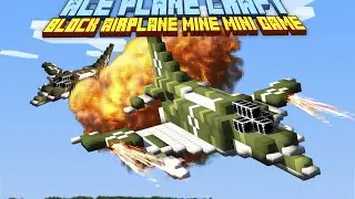 Ace Plane Craft Block Aircraft Mine Mini game Android HD Gameplay