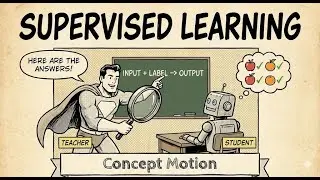 Supervised Learning Explained: The Teacher & The Student 👨‍🏫 || Concept Motion