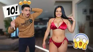 RATING MY GIRLFRIENDS HOTTEST BIKINIS😍