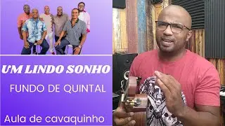 UMA DAS MÚSICAS MAIS BONITAS DO FUNDO DE QUINTAL ( AULA DE CAVAQUINHO )